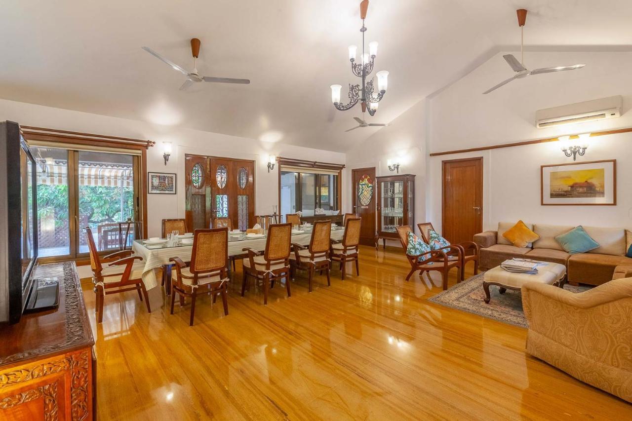 Stayvista'S Casa Palmera - Pet-Friendly Villa With Pool, Garden With Gazebo, And Indoor & Outdoor Games アリバグ エクステリア 写真