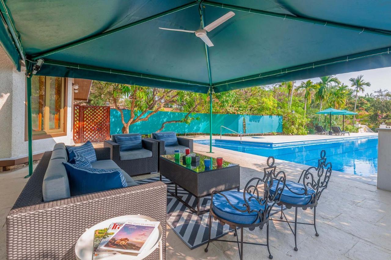 Stayvista'S Casa Palmera - Pet-Friendly Villa With Pool, Garden With Gazebo, And Indoor & Outdoor Games アリバグ エクステリア 写真