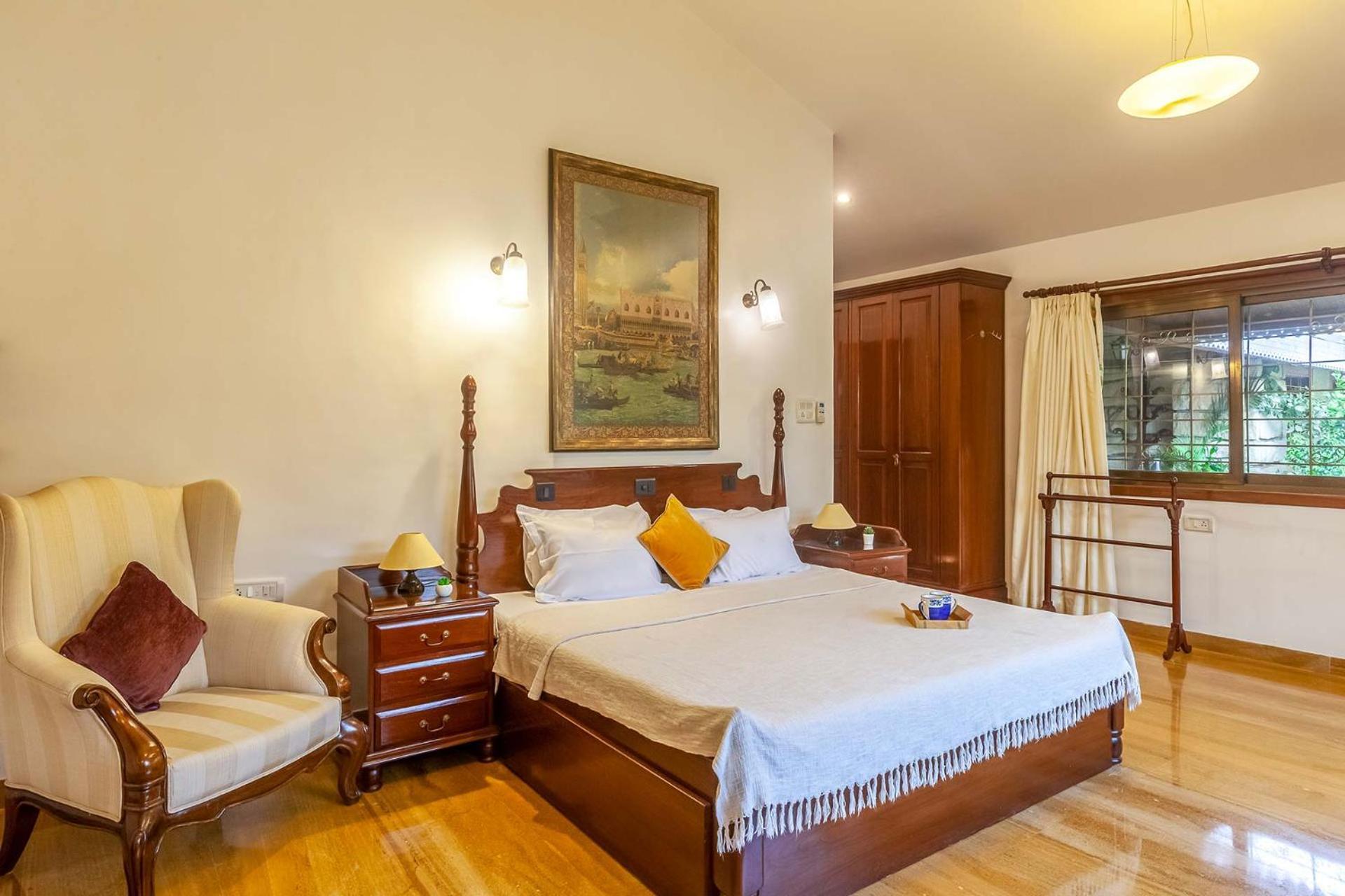 Stayvista'S Casa Palmera - Pet-Friendly Villa With Pool, Garden With Gazebo, And Indoor & Outdoor Games アリバグ エクステリア 写真